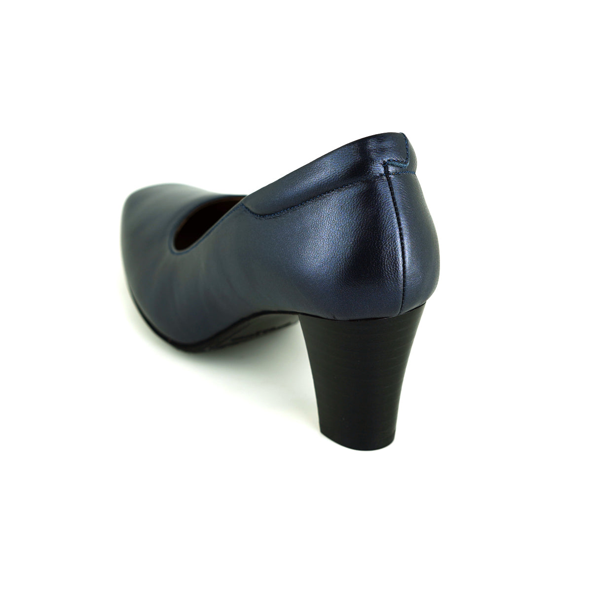 ស្បែកជើងនារី Pierre Cardin កែងខ្ពស់ បូមទឹក ទន់ស្រួលពាក់ ផលិតពីស្បែកសុទ្ធ ខ្មៅ ទំហំ 36, 37, 38, 39, 40 ម៉ូដែល 27SD433 