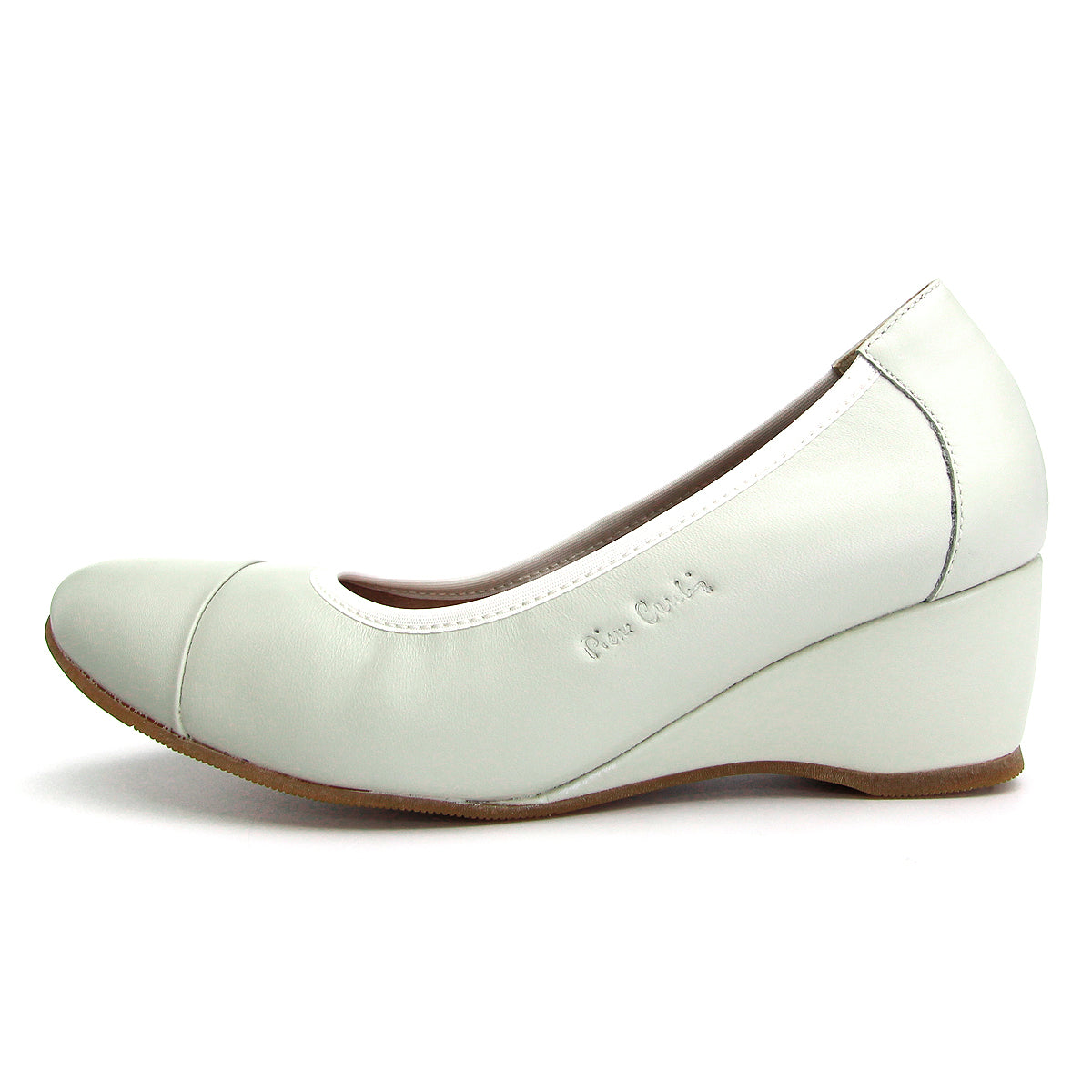 ស្បែកជើងកែងខ្ពស់របស់ស្ត្រី Pierre Cardin ទន់ស្រួលពាក់ ផលិតពីស្បែកសុទ្ធ ពណ៌ខ្មៅ ម៉ូដែល 27WC448