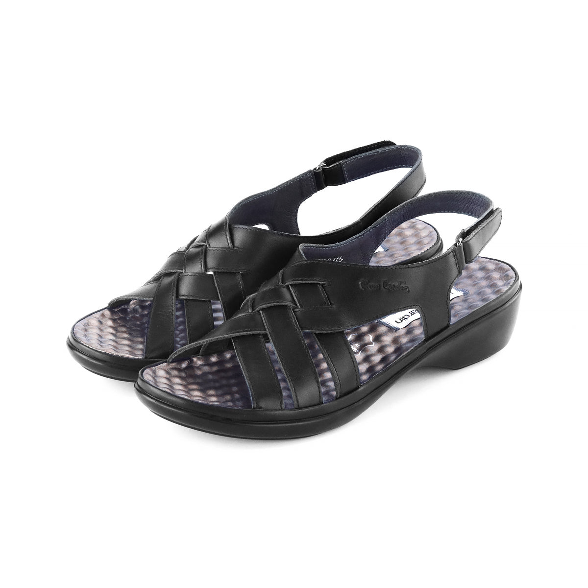 ស្បែកជើងនារី Pierre Cardin ស្បែកជើងធម្មតារបស់ស្ត្រី ស្បែកជើងកែងជើងរាបស្មើ ទន់ស្រួលពាក់ ផលិតពីស្បែកពិតប្រាកដ ពណ៌ក្រហម ទំហំ 36 37 38 39 40 ម៉ូដែល 27WS445 