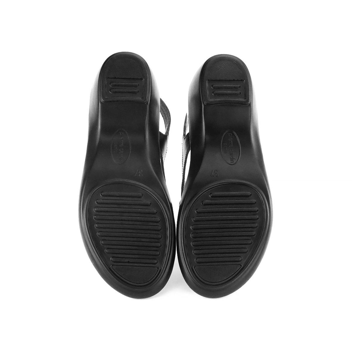 ស្បែកជើងនារី Pierre Cardin ស្បែកជើងធម្មតារបស់ស្ត្រី ស្បែកជើងកែងជើងរាបស្មើ ទន់ស្រួលពាក់ ផលិតពីស្បែកពិតប្រាកដ ពណ៌ក្រហម ទំហំ 36 37 38 39 40 ម៉ូដែល 27WS445 