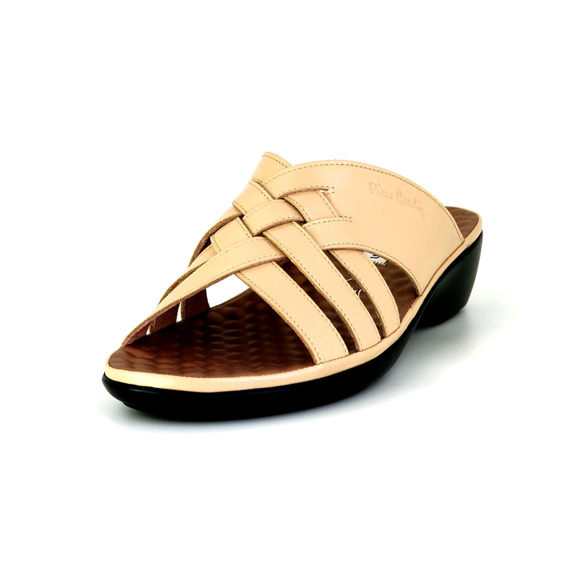 ស្បែកជើងនារី Pierre Cardin ស្បែកជើងកវែងនារី ស្បែកជើងកែងជើងរាបស្មើ ទន់ស្រួលពាក់ ផលិតពីស្បែកពិត ទំហំ 28SS158 