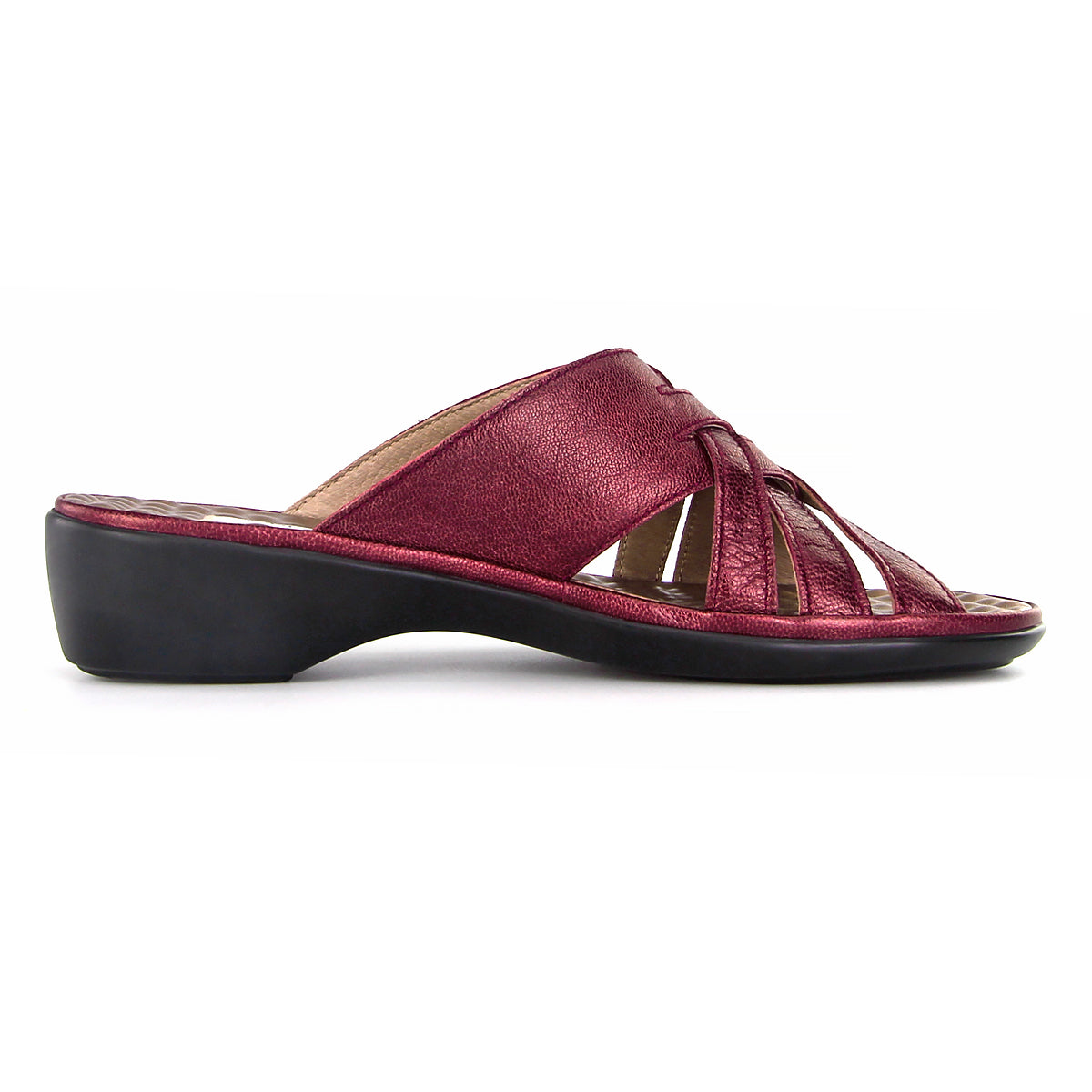 ស្បែកជើងនារី Pierre Cardin ស្បែកជើងកវែងនារី ស្បែកជើងកែងជើងរាបស្មើ ទន់ស្រួលពាក់ ផលិតពីស្បែកពិត ទំហំ 28SS158 