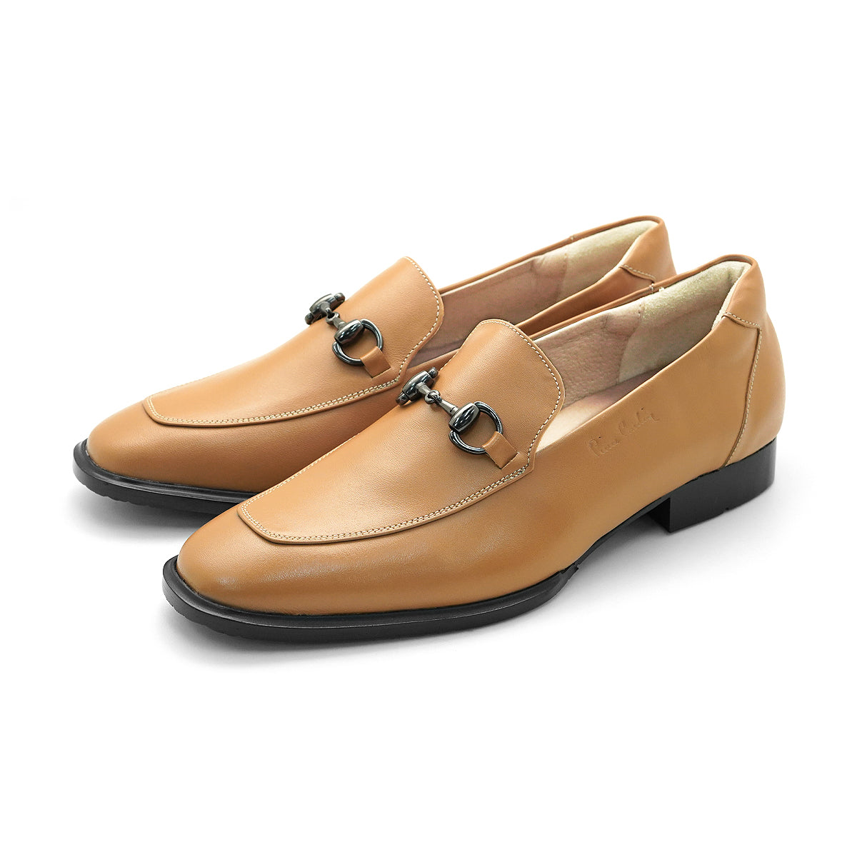 ស្បែកជើងកែងរបស់ស្ត្រី Pierre Cardin ផលិតពីស្បែកសុទ្ធ ពណ៌ខ្មៅ ម៉ូដែល 30TC113