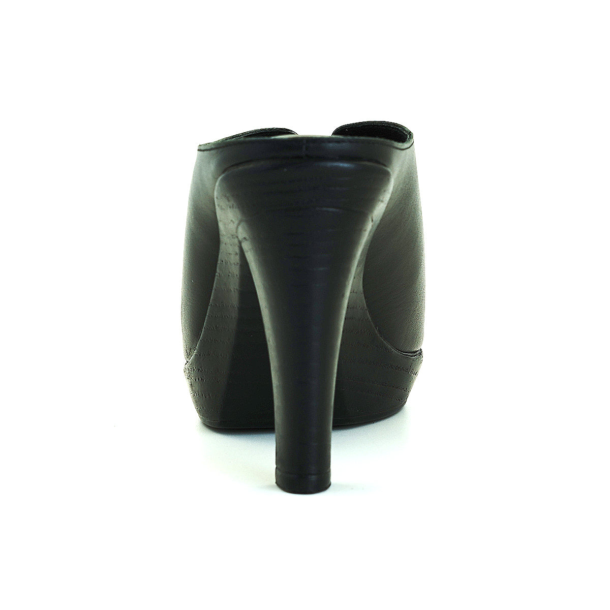 ស្បែកជើងនារី Pierre Cardin កែងជើងខ្ពស់ កែងជើងខ្ពស់ ទន់ស្រួលពាក់ ផលិតពីស្បែកពិតប្រាកដ ពណ៌សំរិទ្ធ ម៉ូដែល 31PS804 