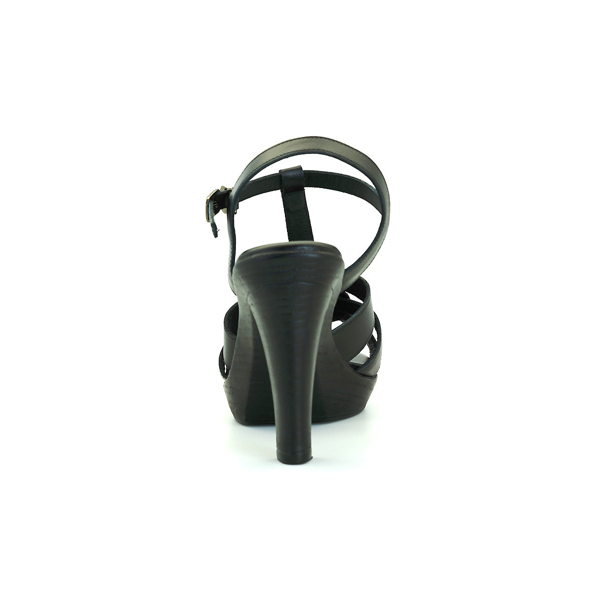 ស្បែកជើងនារី Pierre Cardin កែងជើងខ្ពស់ កែងជើងខ្ពស់ ទន់ស្រួលពាក់ ផលិតពីស្បែកពិតប្រាកដ ពណ៌សំរិទ្ធ ម៉ូដែល 31PS805 