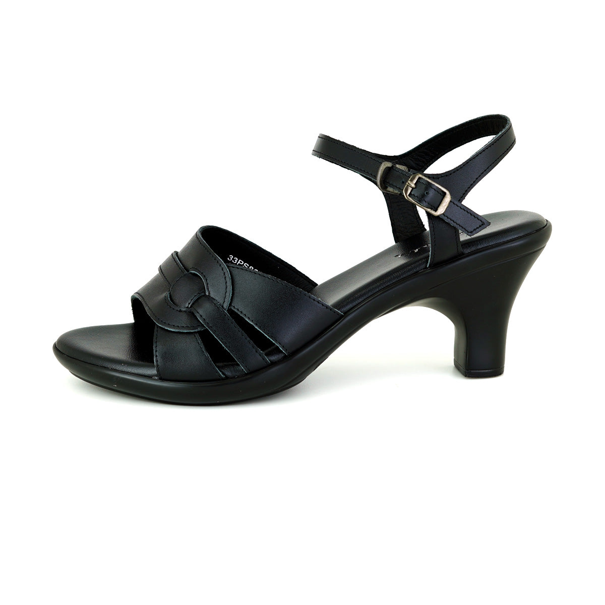 ស្បែកជើងកែងខ្ពស់របស់ស្ត្រី Pierre Cardin ទន់ស្រួលពាក់ ផលិតពីស្បែកពិតប្រាកដ ម៉ូដែល 33PS806 