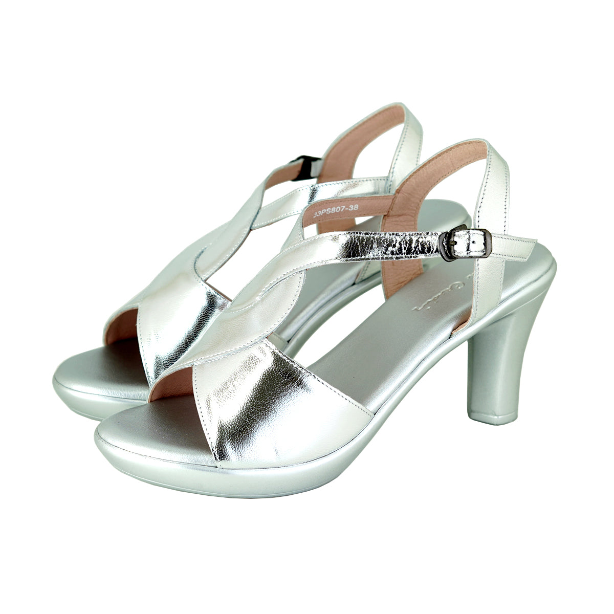 ស្បែកជើងនារី Pierre Cardin ស្បែកជើងកែងខ្ពស់ ទន់ស្រួលពាក់ ផលិតពីស្បែកសុទ្ធ ម៉ូដែល 33PS807 