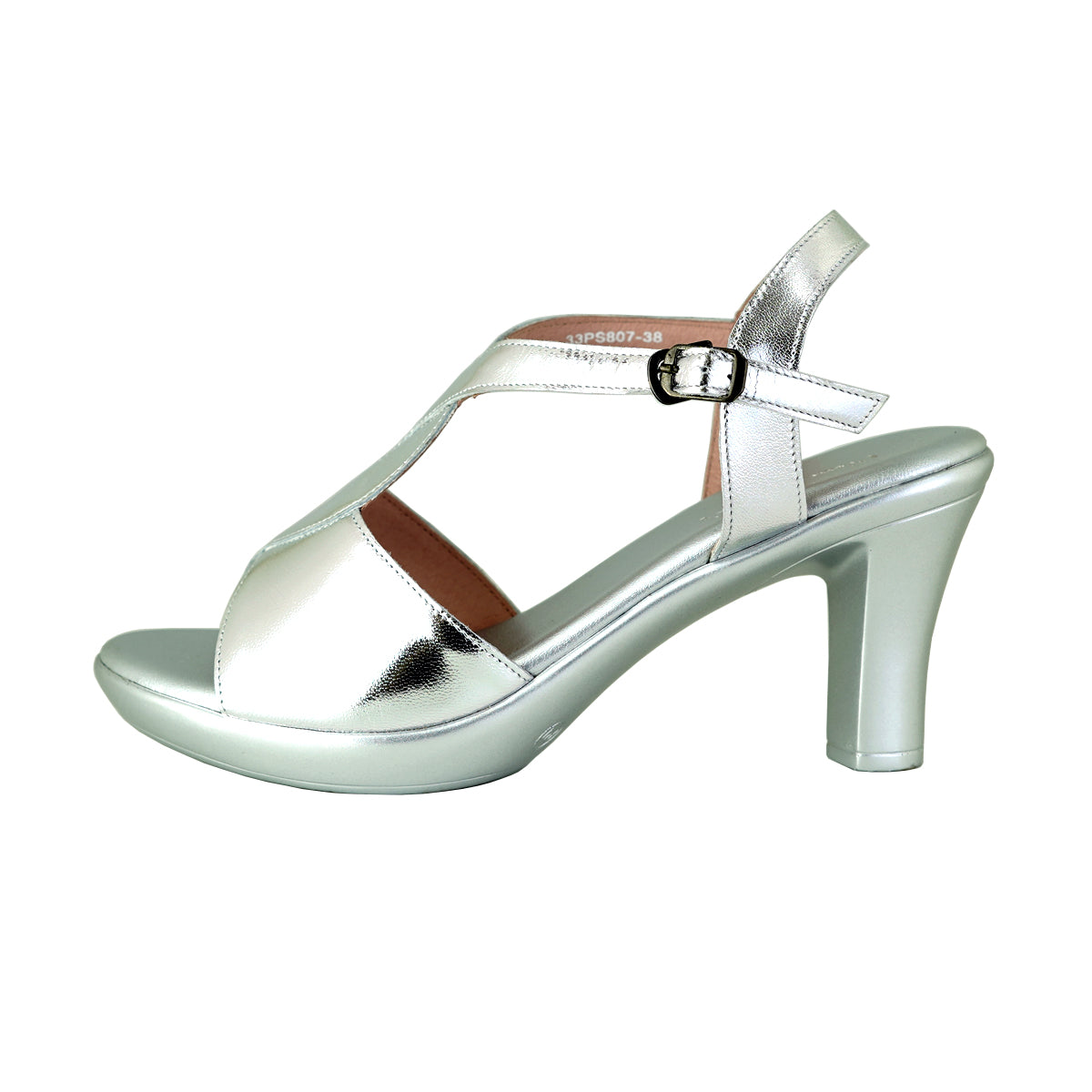 ស្បែកជើងនារី Pierre Cardin ស្បែកជើងកែងខ្ពស់ ទន់ស្រួលពាក់ ផលិតពីស្បែកសុទ្ធ ម៉ូដែល 33PS807 