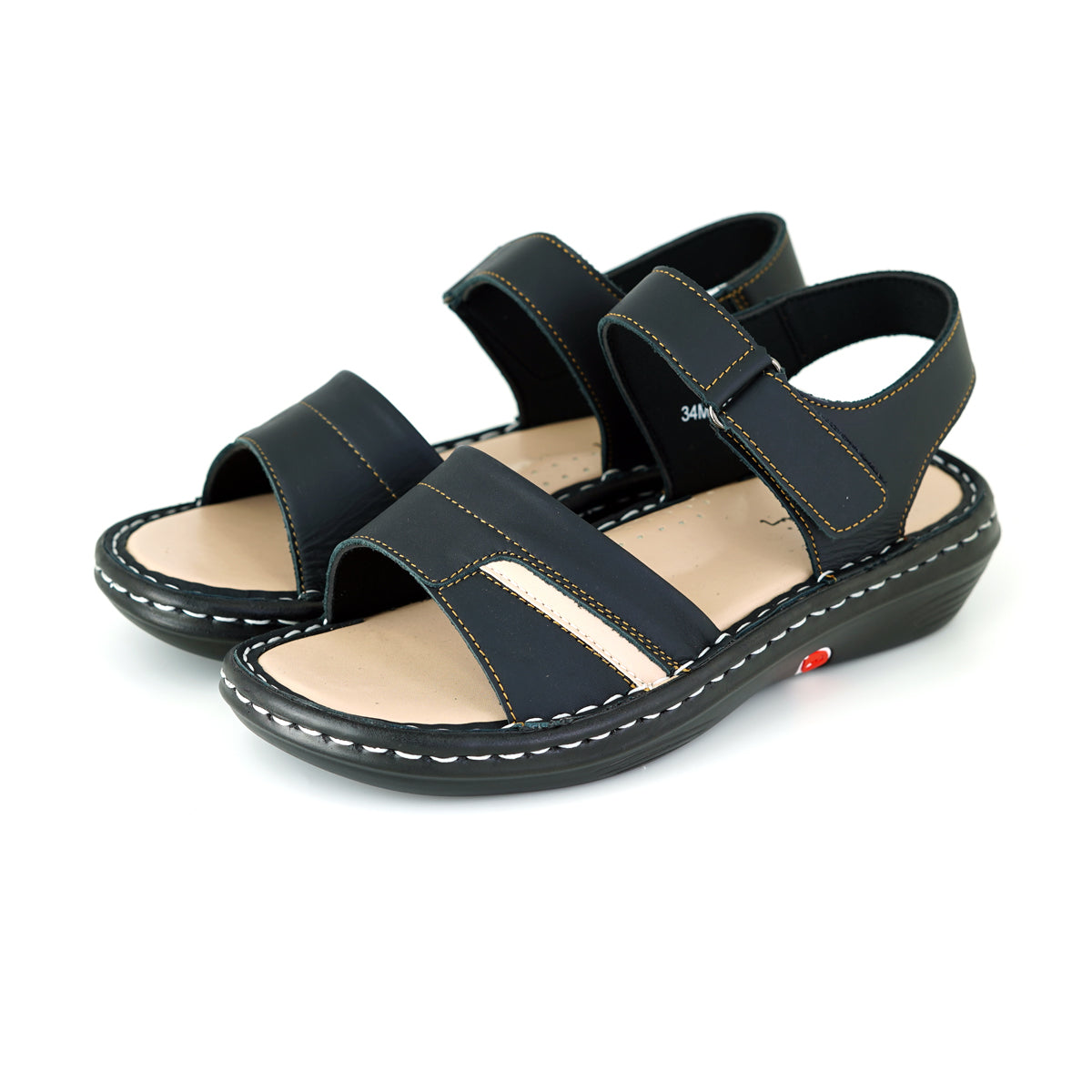 ស្បែកជើងសុខភាពនារី Pierre Cardin ទន់ស្រួលពាក់ ផលិតពីស្បែកសុទ្ធ ម៉ូដែល 34MS173 