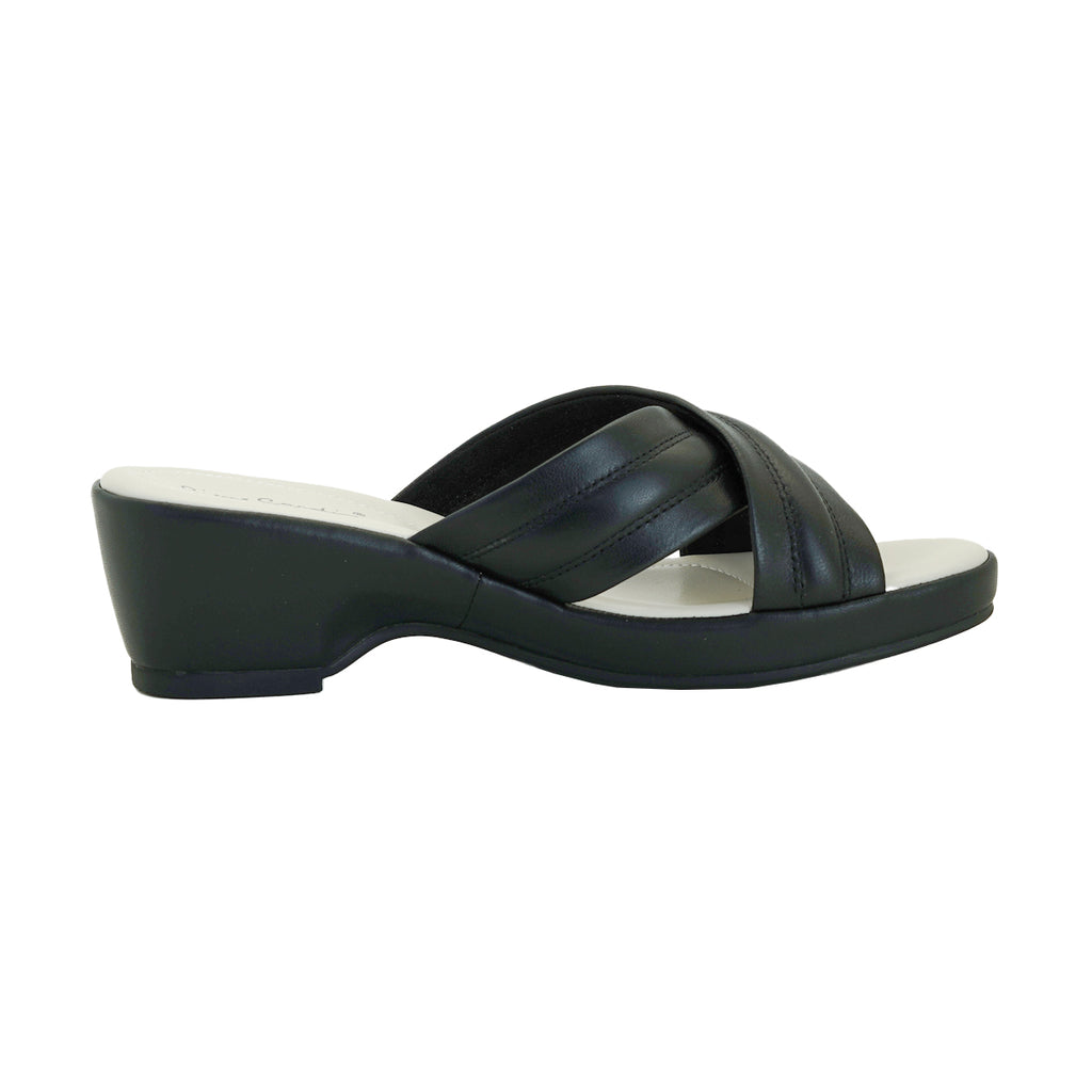 ស្បែកជើងនារី Pierre Cardin ស្បែកជើងប៉ាតាសុខភាព ទន់ស្រួលពាក់ ផលិតពីស្បែកសុទ្ធ ប្រផេះ ម៉ូដែល 53BS151 