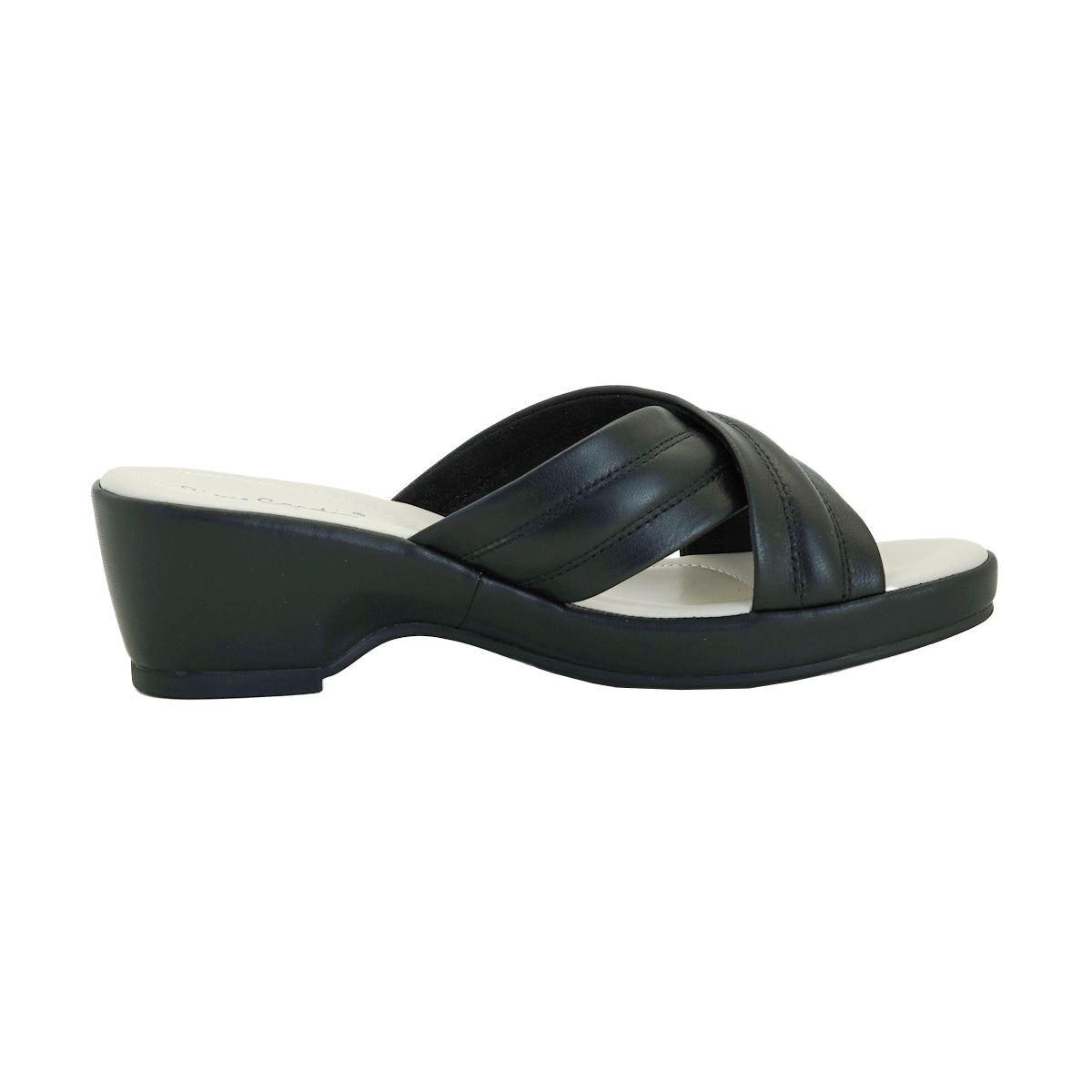 ស្បែកជើងនារី Pierre Cardin ស្បែកជើងប៉ាតាសុខភាព ទន់ស្រួលពាក់ ផលិតពីស្បែកសុទ្ធ ប្រផេះ ម៉ូដែល 53BS151 