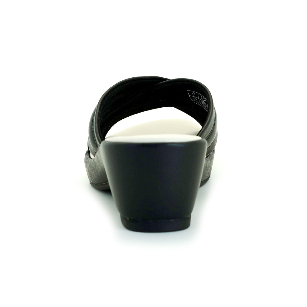 ស្បែកជើងនារី Pierre Cardin ស្បែកជើងប៉ាតាសុខភាព ទន់ស្រួលពាក់ ផលិតពីស្បែកសុទ្ធ ប្រផេះ ម៉ូដែល 53BS151 