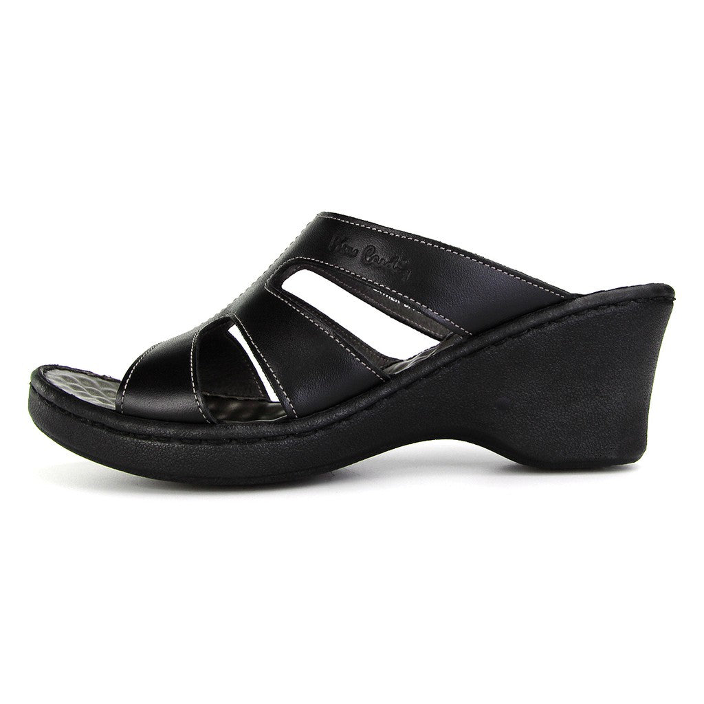 Pierre Cardin ស្បែកជើងនារី ស្បែកជើង ប៉ះ ទន់ ស្រួល ផលិតពីស្បែកសុទ្ធ ម៉ូដែល 23WS694