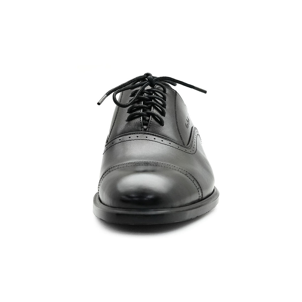 ស្បែកជើងបុរស Pierre Cardin ស្បែកជើងស្បែកក្រណាត់ ទន់ស្រួលពាក់ ផលិតពីស្បែកខ្មៅពិត ម៉ូដែល 80TD122 