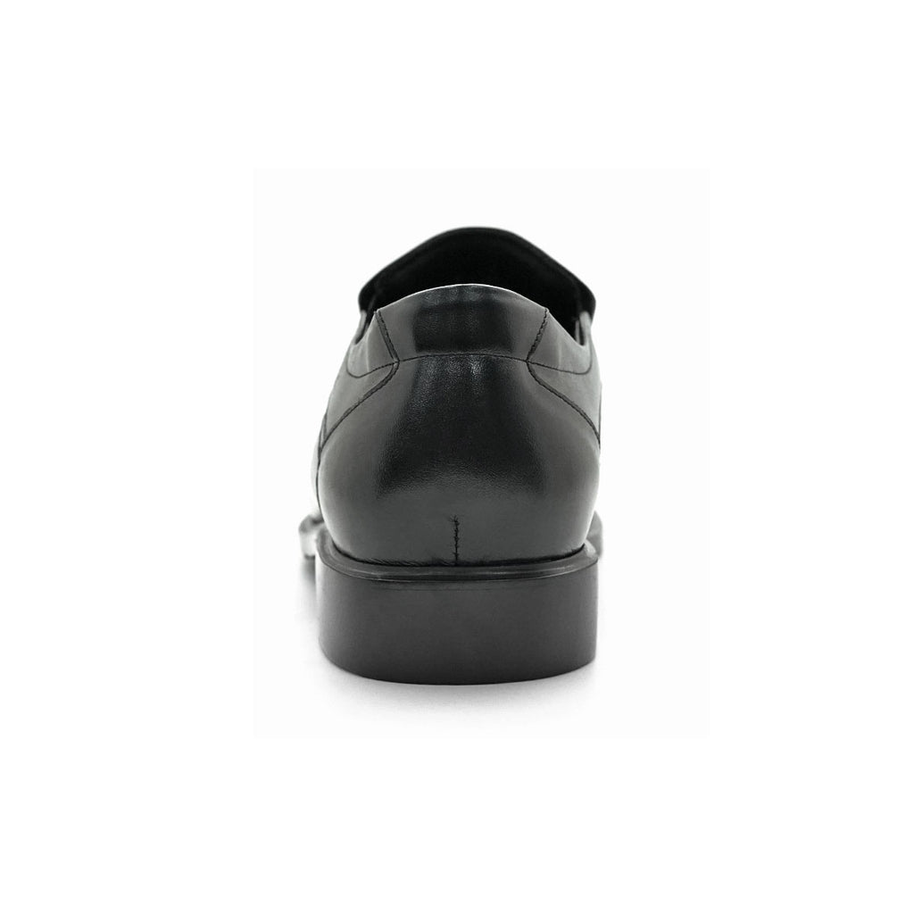 ស្បែកជើងបុរស Pierre Cardin ស្បែកជើងផ្លូវការ ទន់ស្រួលពាក់ ផលិតពីស្បែកសុទ្ធ ពណ៌ខ្មៅ ម៉ូដែល 80TD124 