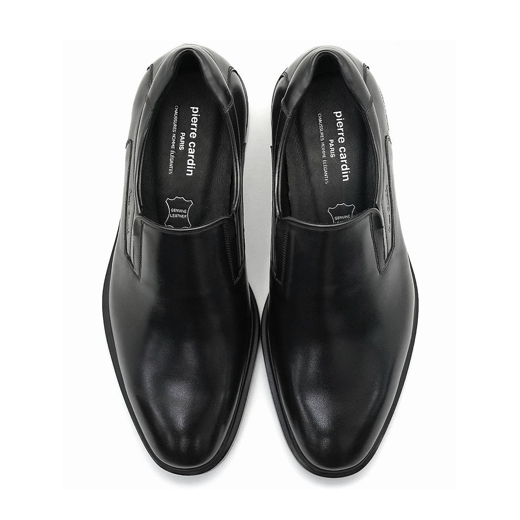 ស្បែកជើងបុរស Pierre Cardin ស្បែកជើងផ្លូវការ ទន់ស្រួលពាក់ ផលិតពីស្បែកសុទ្ធ ពណ៌ត្នោត ទំហំ 80TD127