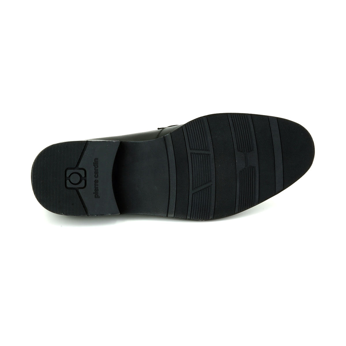 ស្បែកជើងបុរស Pierre Cardin ស្បែកជើងកវែង និងរអិល ទន់ស្រួលពាក់ ផលិតពីស្បែកសុទ្ធ ពណ៌ខ្មៅ ម៉ូដែល 83TD161 