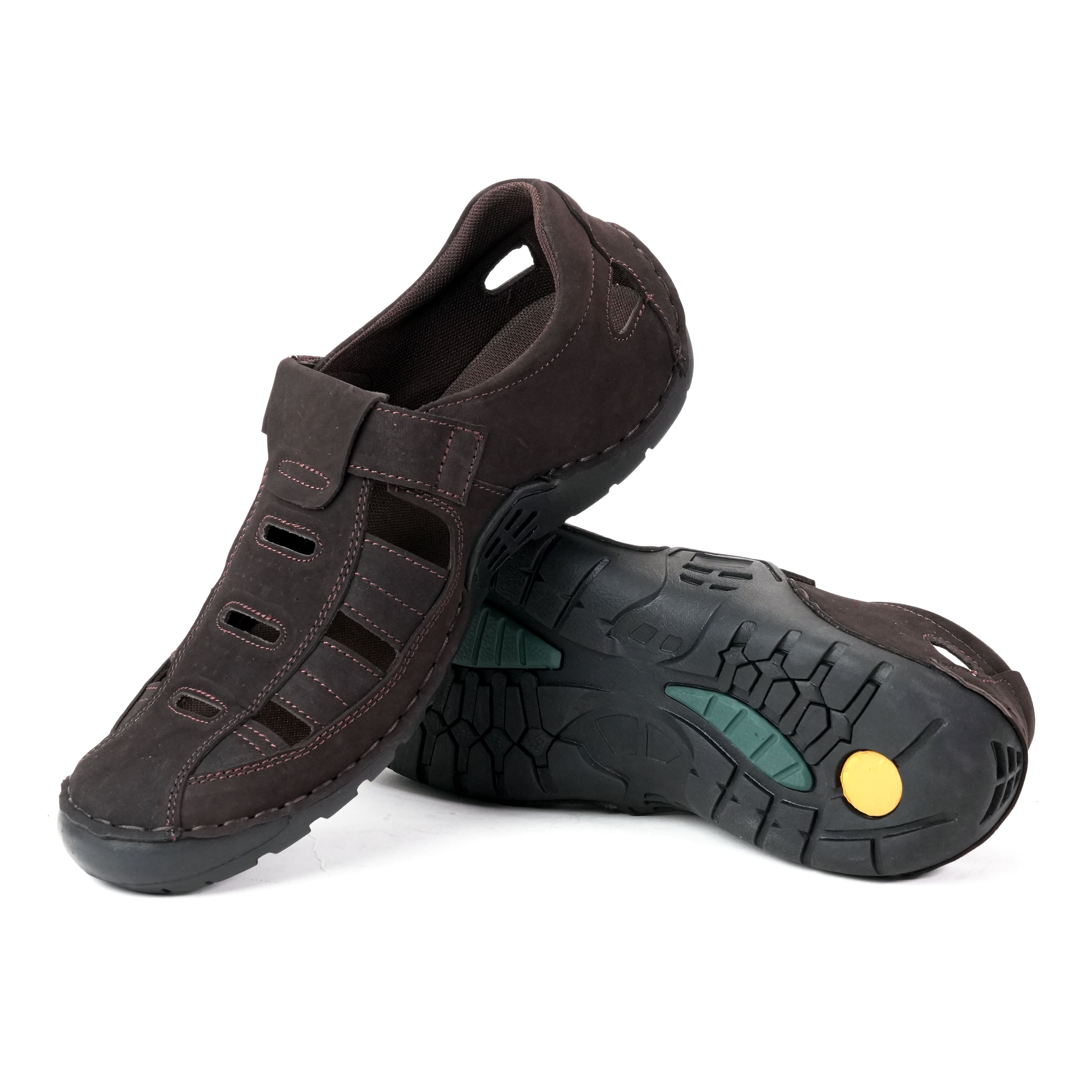 รองเท้า Sandal ผู้ชาย Pierre Cardin หนังแท้ แบบปิดหน้าเท้า ระบายอากาศดี สายปรับได้ ใส่สบาย – Men Shoes 75VS192