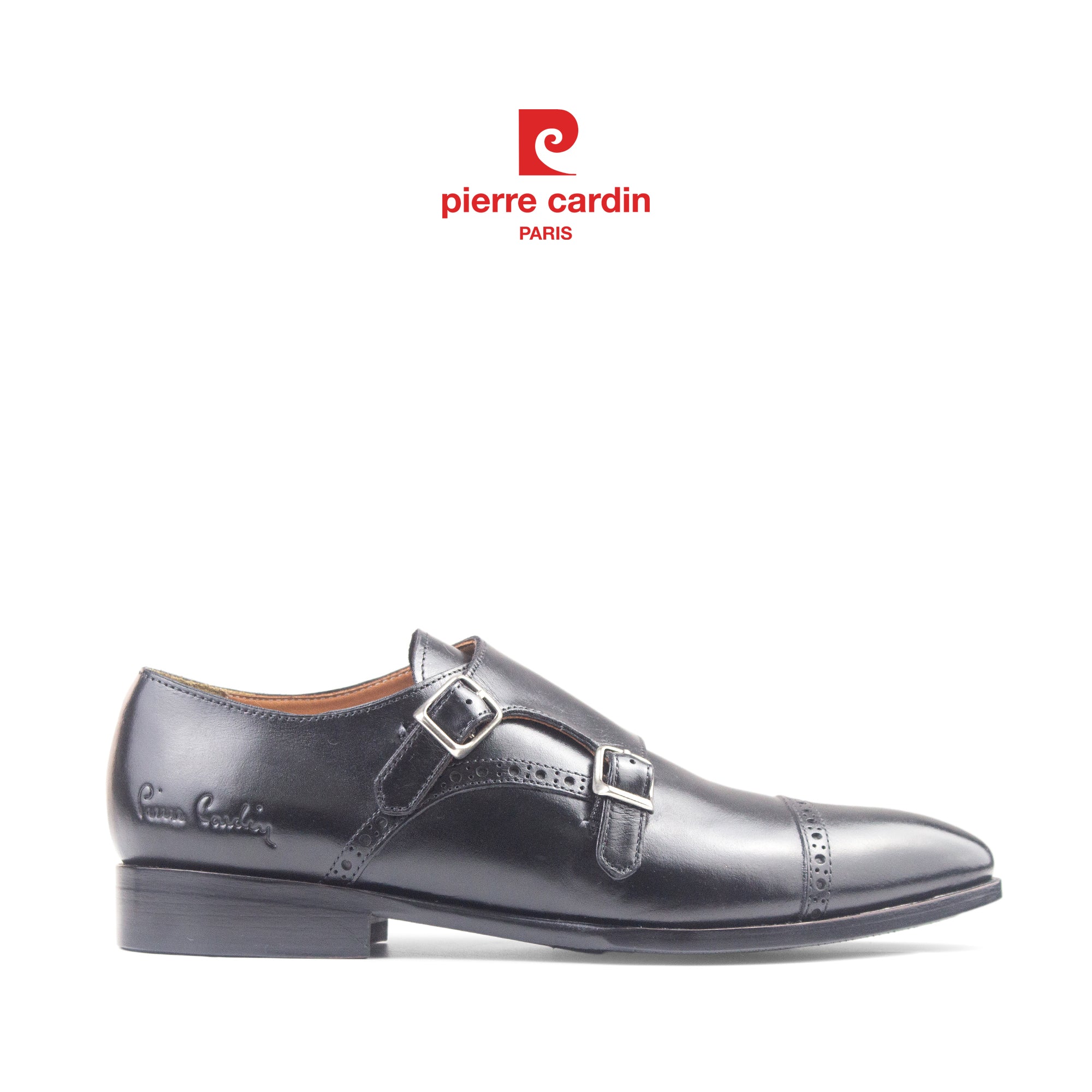 ស្បែកជើងស្បែកបុរស Pierre Cardin Premium Double Monkstrap - PCMFWLH 363