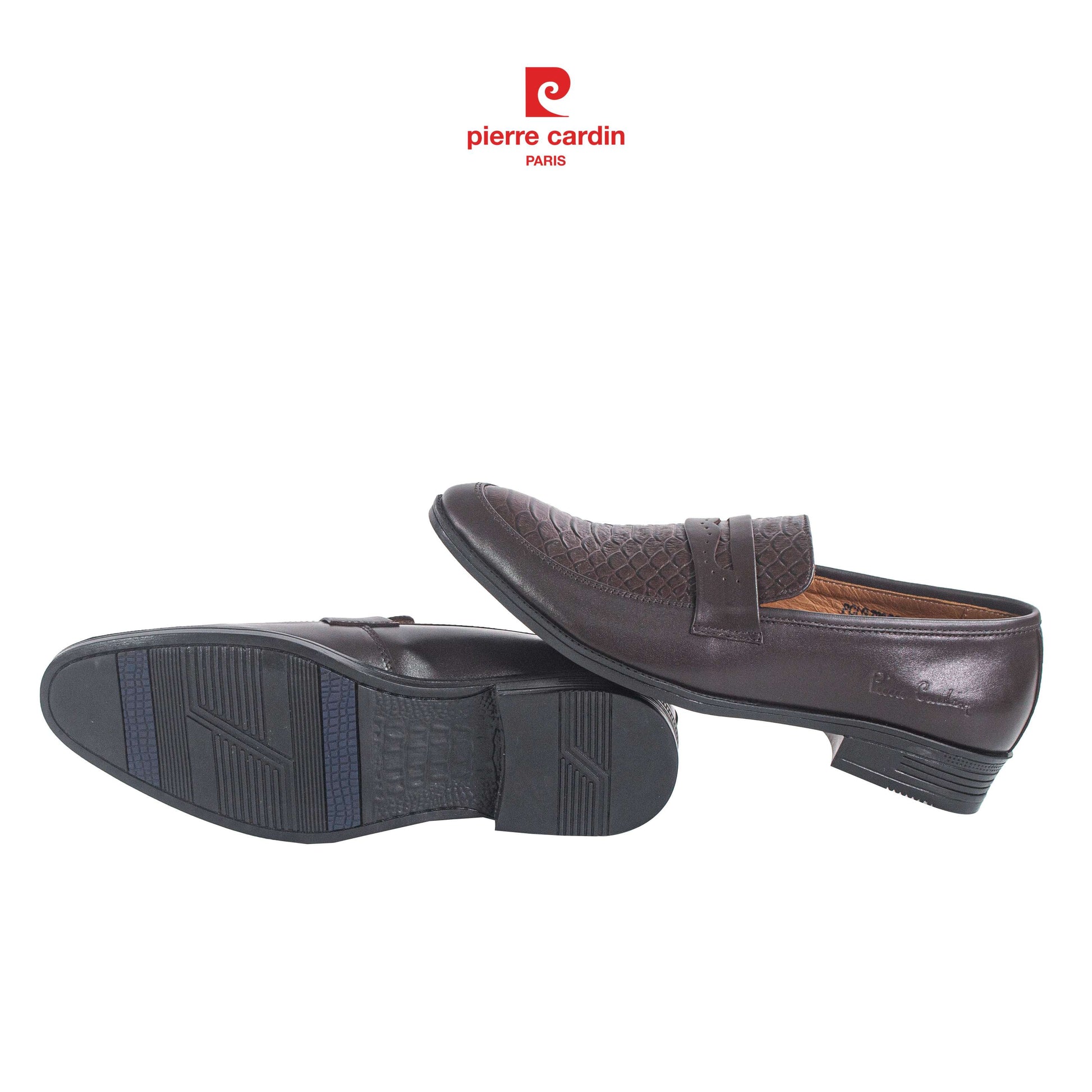 Pierre Cardin Crocodile Leather Loafers - PCMFWLG 723