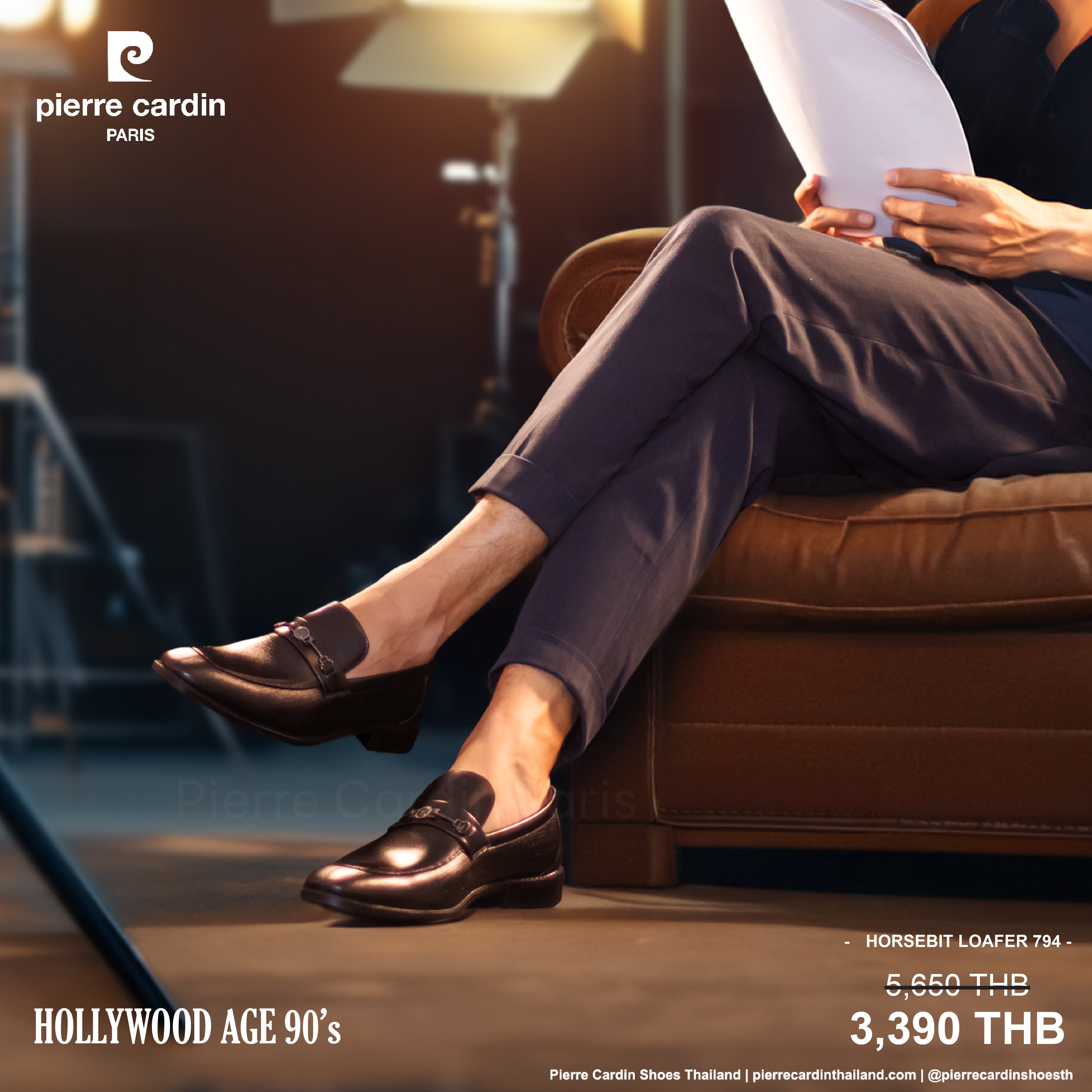 Pierre Cardin Horsebit Loafer Shoes - PCMFWL 794 (Hollywood Age 90's)