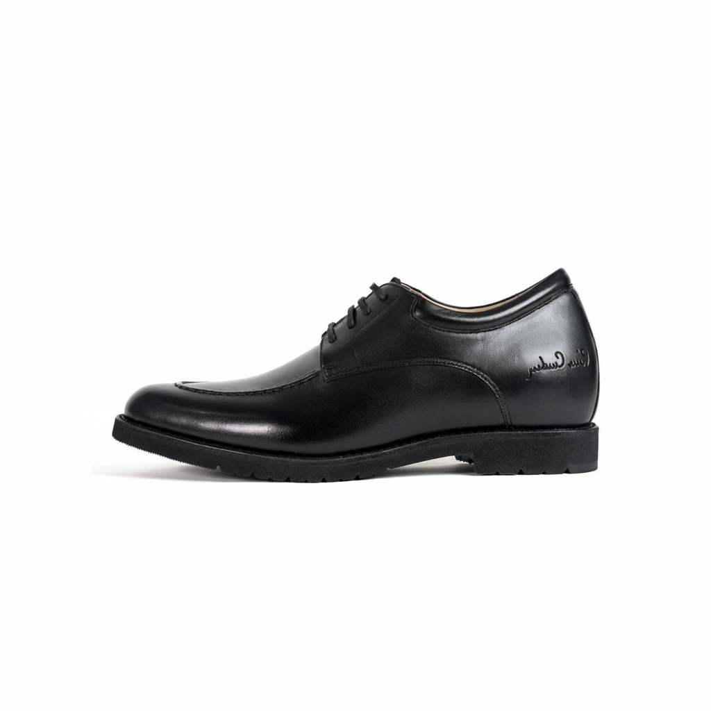 รองเท้าหนังผู้ชายทรง Derby เสริมความสูง Pierre Cardin (+7 ซม.) รุ่น Men’s Derby Shoes 374