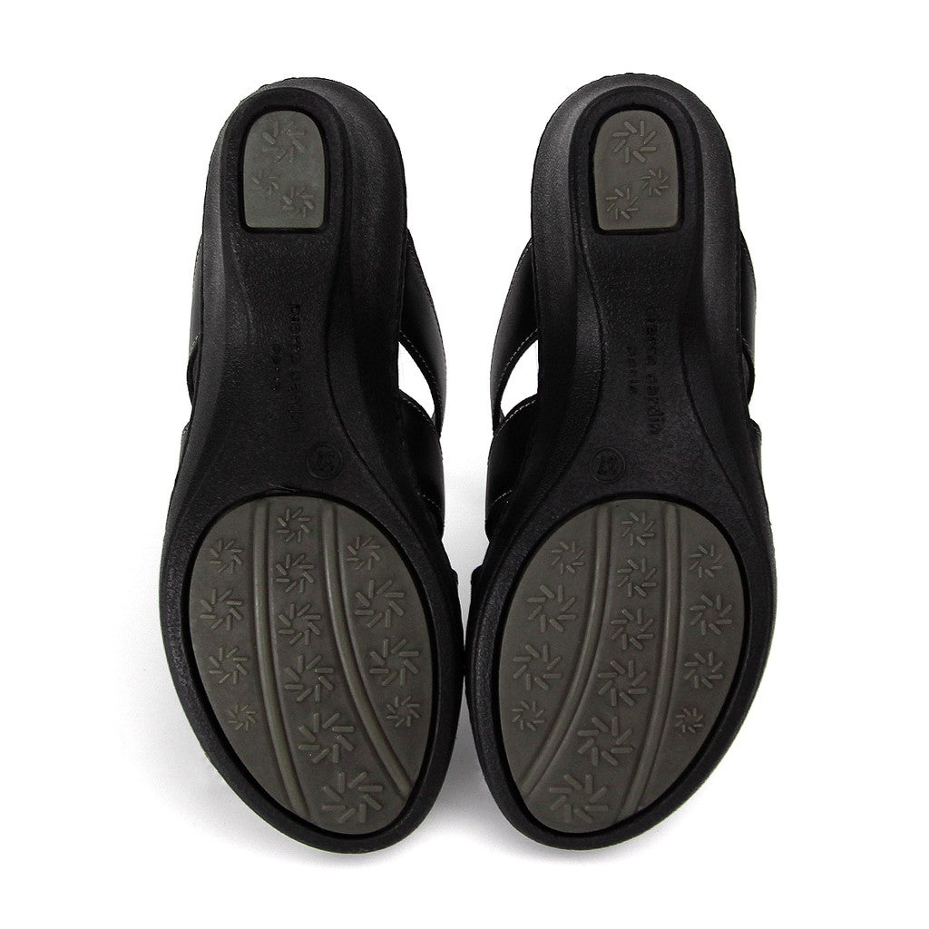 Pierre Cardin ស្បែកជើងនារី ស្បែកជើង ប៉ះ ទន់ ស្រួល ផលិតពីស្បែកសុទ្ធ ម៉ូដែល 23WS694