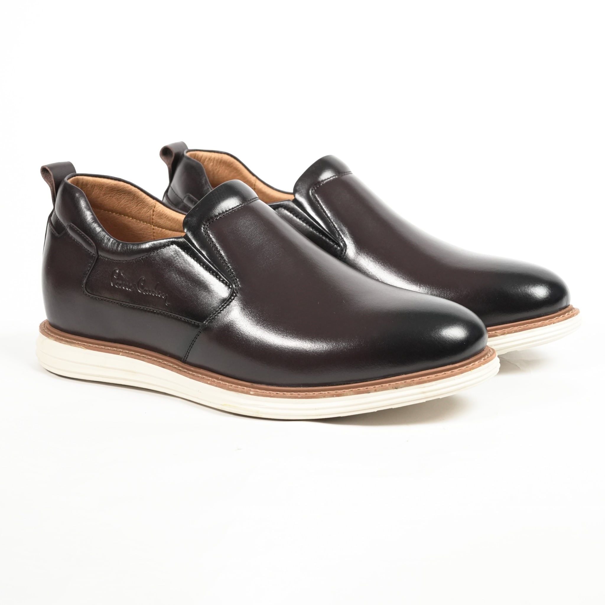 Pierre Cardin Plain Toe Loafer Shoes 376 (+6 ซม.)
