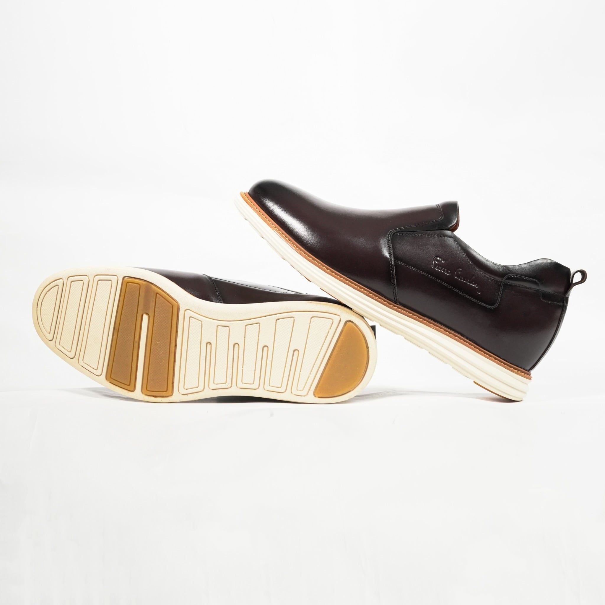 Pierre Cardin Plain Toe Loafer Shoes 376 (+6 ซม.)