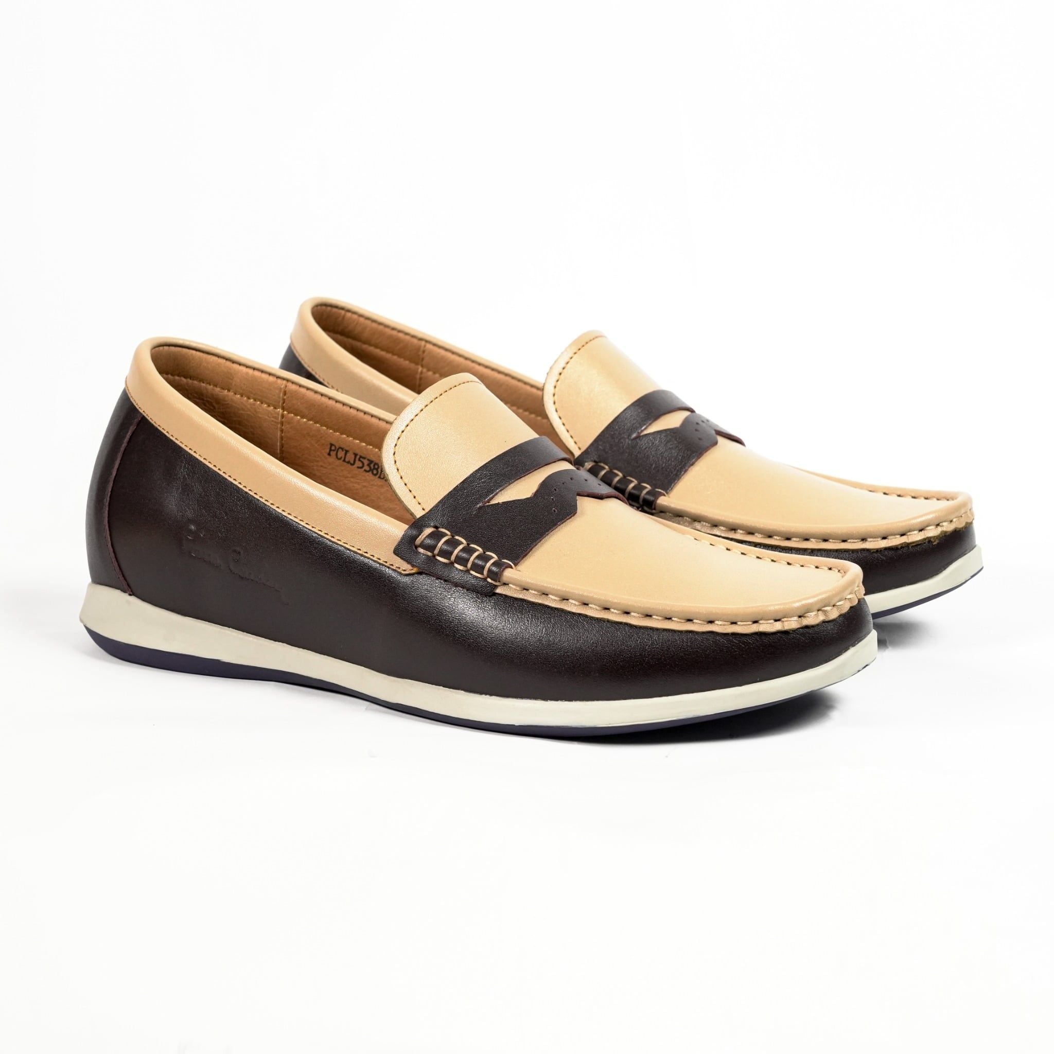 Pierre Cardin Penny Moccasins Shoes 538 (+5 ซม.)