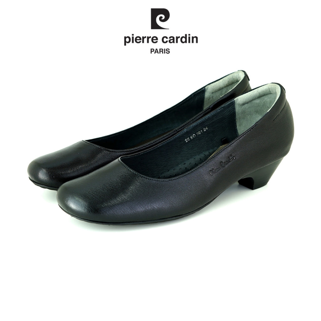 Pierre Cardin รองเท้าผู้หญิง คัทชู นุ่มสบาย ผลิตจากหนังแท้  รุ่น 25SD381
