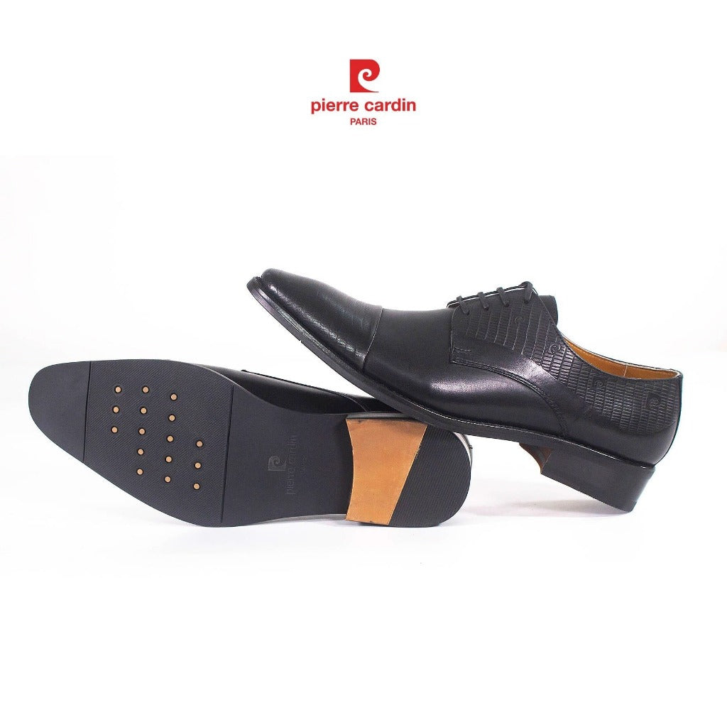 รองเท้าหนังผู้ชาย Pierre Cardin ของแท้ หนังวัวแท้คุณภาพพรีเมียม พื้นยางกันลื่น - รุ่น 352