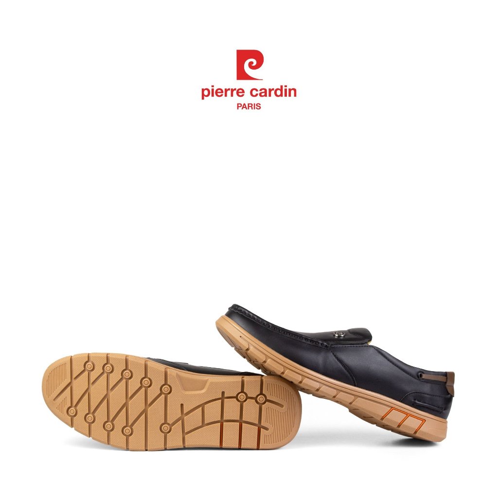 รองเท้าหนังสลิปออนผู้ชาย Pierre Cardin หนังวัวแท้ พื้นยางดีไซน์ทูโทนทันสมัย ดีไซน์แฟชั่น สปอร์ต รุ่น 773