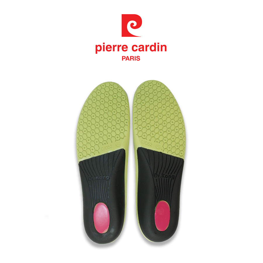 แผ่นรองสุขภาพ Pierre Cardin จากฝรั่งเศส สำหรับเท้าแบน ใช้ได้กับรองเท้าหนังสุภาพบุรุษ รุ่น 002 - สินค้าของแท้