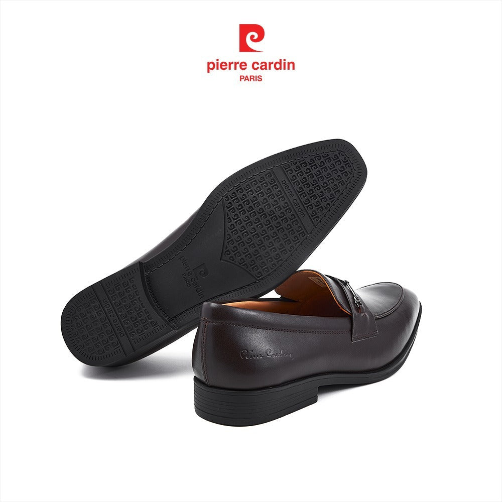 รองเท้าหนังผู้ชาย Pierre Cardin รุ่น Loafer หนังวัวแท้ ตัวล็อคแฟชั่นหรูหรา 794