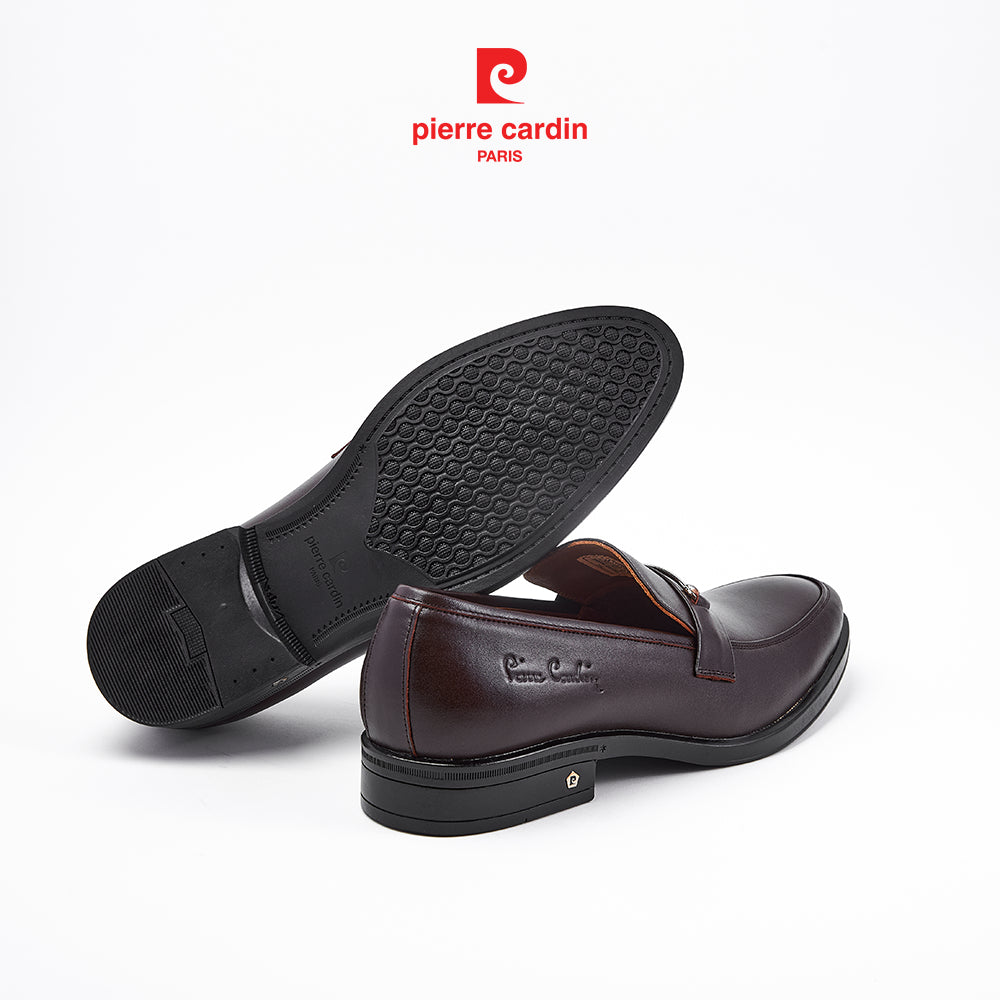รองเท้าหนังผู้ชาย Pierre Cardin หนังวัวแท้พรีเมียม รุ่น Loafer หรูหรา พื้นยางกันลื่น 797