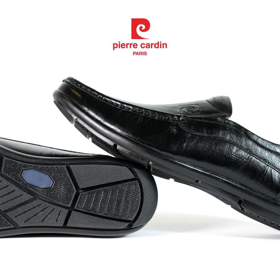 รองเท้าลองเท้าผู้ชาย Pierre Cardin หนังวัวแท้ พื้นยางขึ้นรูป พร้อมพื้นรองเท้าหนังวัวนุ่ม 798