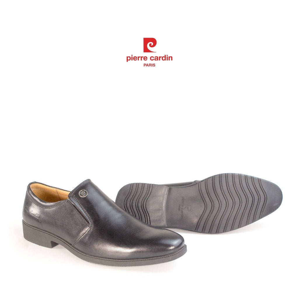 รองเท้าหนังผู้ชาย Pierre Cardin ฝรั่งเศส แบบ Loafer หนังวัวแท้ Nappa พื้นยางกันลื่น รุ่น 767